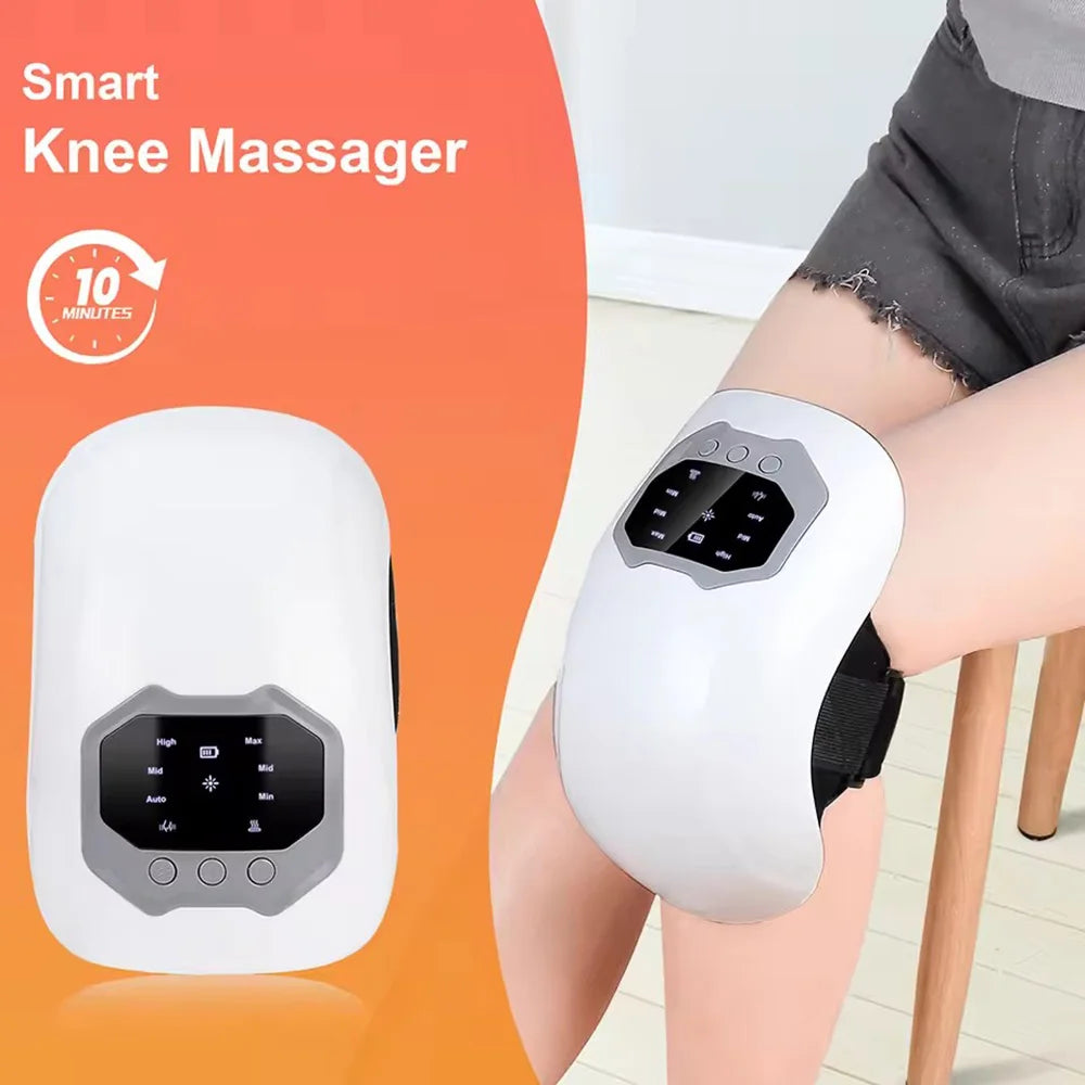 Wireless Smart Knee Massager 3-in-1 Hot Compress Knee Massager Infrared Heat and Knee Pain Relief Elbow Shoulder Massagers