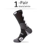 Elite Sport Cycling Basketball Socks Compression Running Man Black Trend Breathable Long Hiking Damping Athletic Professional