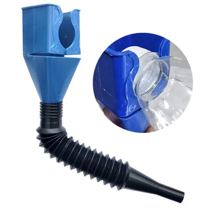 Car Refueling Funnel Gasoline Foldable Engine Oil Funnel Tool Plastic Funnel Car Motorcycle Refueling Tool Auto Accessories