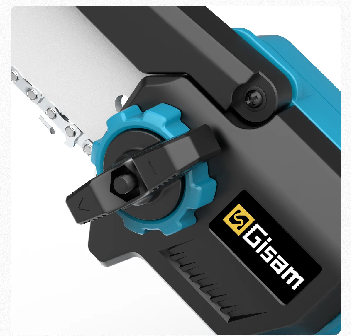 Gisam 2in1 Brushless Telescoping Pole Electric Chainsaw Cordless Garden Pruning Tool High Branch Saw for Makita 18V Battery Pin