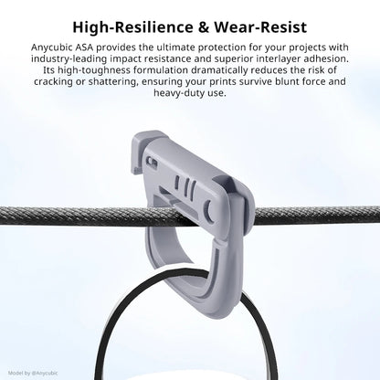 ANYCUBIC ASA Filament PLA 1.75mm for FDM 3D Printers Weather Resistance Low Odor Toughness FDM 3D Printing Materials For Kobra