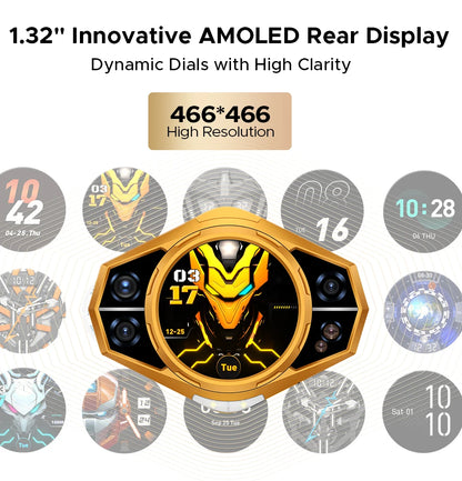 DOOGEE S200 X Android 16 5G Rugged Phone Gemini AI 48GB(12+36) 512GB 120Hz 1.32" AMOLED Rear Display 10100mAh Battery 100MP NEW