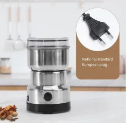 Electric Coffee Grinder, Multifunctional Kitchen Grain Grinder with 4 Sharp Blades, Fast Grinding for Coffee Beans, Nuts, Spices