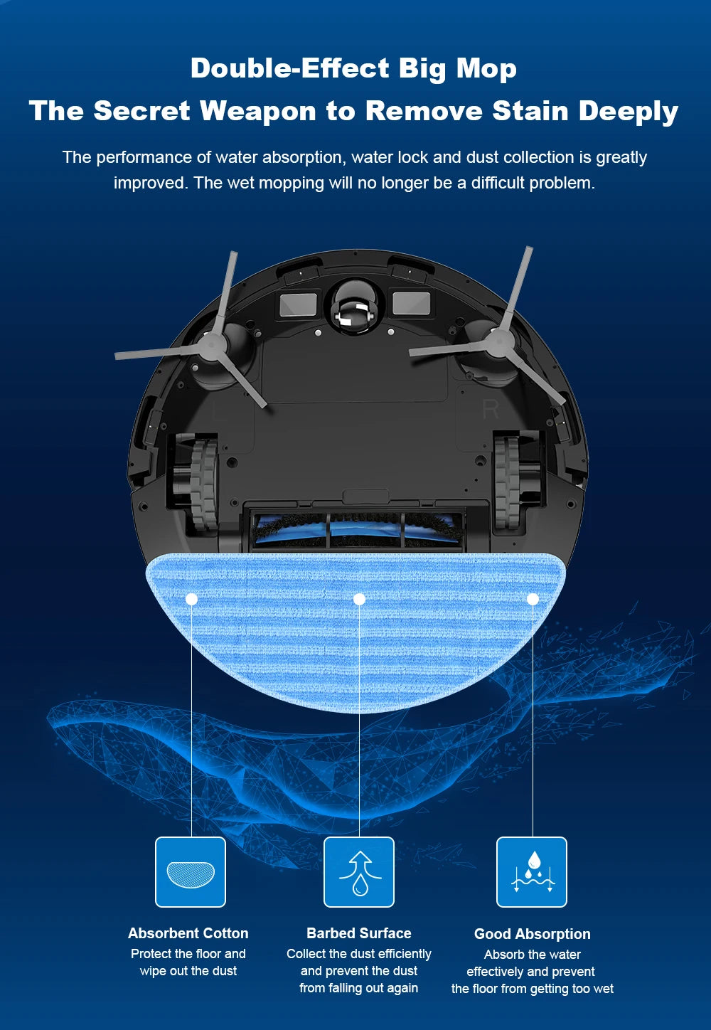 Robot Vacuum Cleaner Liectroux/LILIN X6,Laser System,Multiple-Floor Maps,Restricted Area Setting for Home Carpet Cleaning