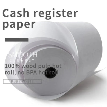 80MM Thermal Receipt Paper 3/6/10 Rolls White Paper For Mini Portable Thermal Receipt Printer For Supermarket Business Printing