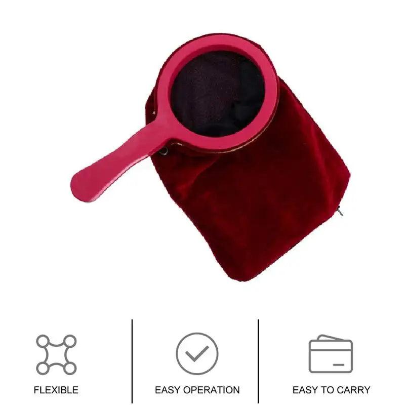 Magical Change Bag Magic Prop Twisting Handle Make Things Appear Disappear Performance Stage Magic Trick for Kids Party Supplies