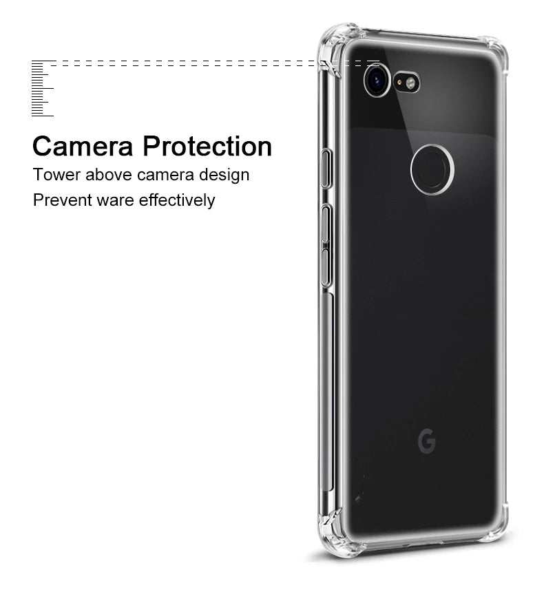 HMD Aura 2 4G Case Air Cushion Shockproof Airbag Silicone Soft TPU Back Cover Case for HMD Key HMDKey TA-1690 Arc HMDArc 4G 2025