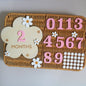 Wooden Flower Milestone Card Set, Wooden Milestone Birth Signs, Photography Milestone Cards, Growth Cards from 1 Month to 1 Year, Pregnancy Journey Milestone Photo Props, Christmas, New Year Gifts
