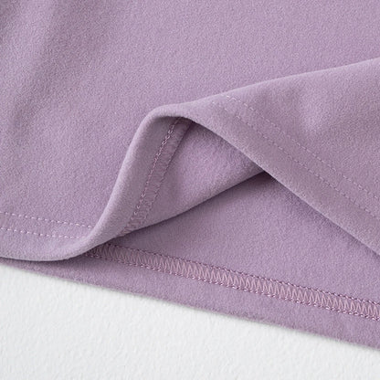 1/3/4 Pcs Children's Mid-collar Bottoming Shirt in Autumn And Winter Solid Color Joker Girls' Long sleeve T-shirt Boys' Casual S