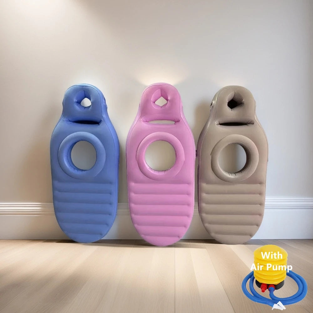 Inflatable Mattress Pregnancy Pillow O-type Yoga Mat Maternity Body Bed Pillow Sleeping Mat Body Bed Pillow Sleep With Air Pump