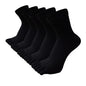 5Pairs Five Fingers Toe Socks Breathable Cotton Unisex Sports Running Sweat Absorbent Antibacterial Ankle Crew