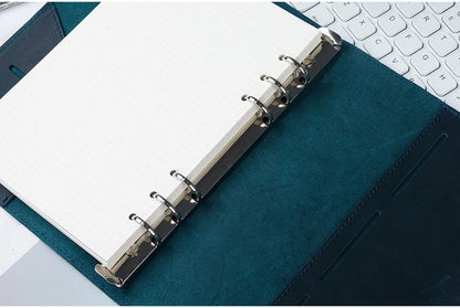 Metal Spiral Rings Binder Clip With 2 Pairs of Screw For Diary Notebook Planner A7 Binder Clip File Folder