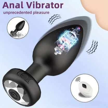 APP Wireless Butt Vibrator for Men Anal Plug Female Control Vagina Stimulator Remote Prostate Massager Adult Sex Toys Women Gay