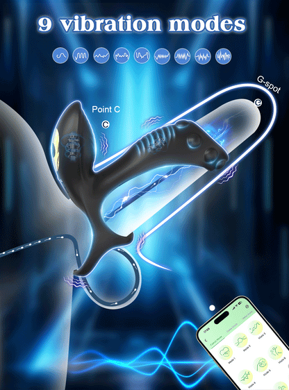 Vibrating 360°Twisting Cock Ring Sex Toys for Women Adult Couples G-spot Clitoral Stimulator Penis Ring for Men Dick Vibrator 18