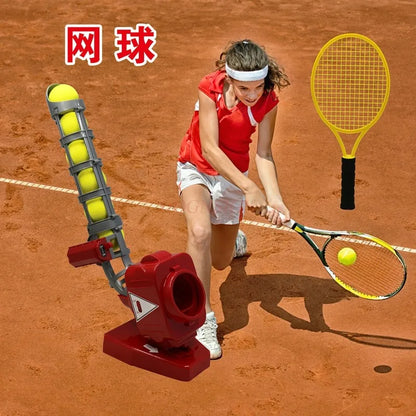 Baseball automatic server, tennis server, children's sports equipment, parent-child interactive games, outdoor ball toys