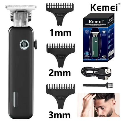 Kemei Electric Hair Cutting Machine Luminous High-power Silent Hair Clipper Man Shaver Trimmer For Men  KM-5098