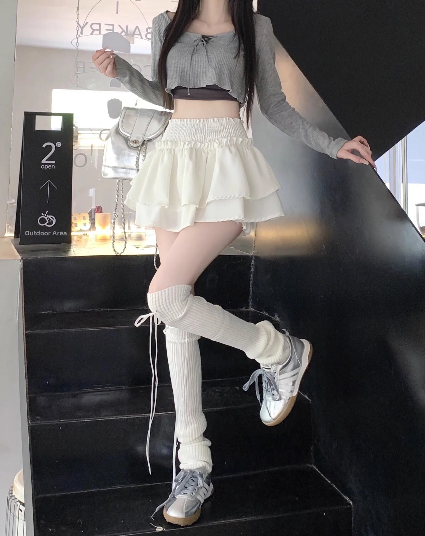 Women‘s High Waist Ballet Cake Skirt 2026 Spring Summer Slimming Short A Line Fluffy Mini Pants Style