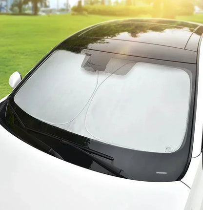 Car Windshield Sun Shade Cover Foldable Visor Protector Interior Anti UV Sun Windscreen Folding Parasol Car Accessories
