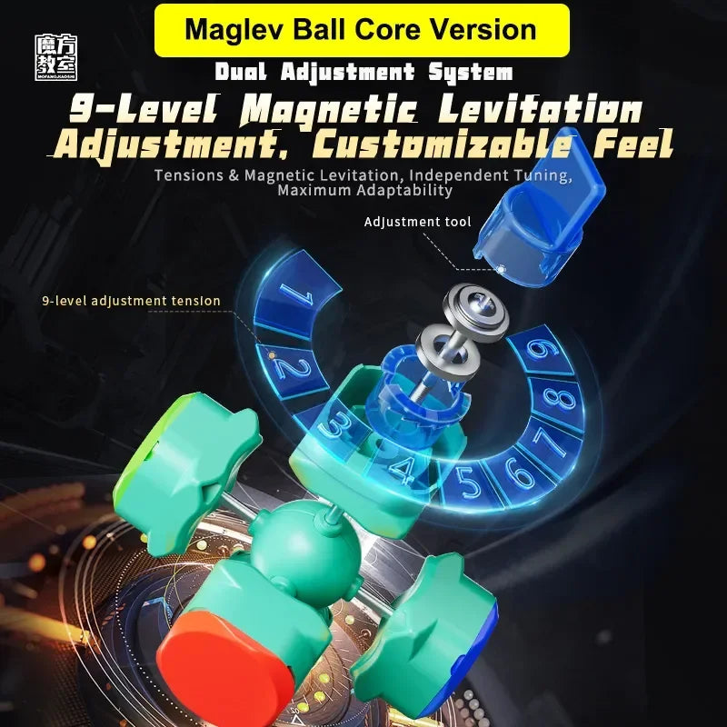 [SaoCube] MoYu RS3M V5 3X3 Magnetic Magic Speed Cube Stickerless Professional Fidget Toys SaoCube RS3 M V5 Cubo Magico Puzzle