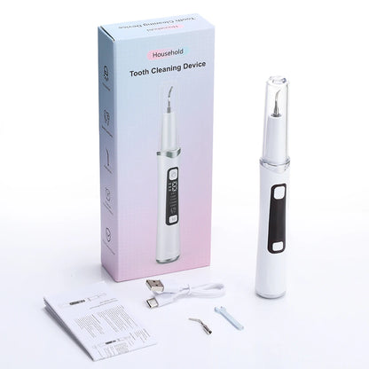 Dental Scaler For Teeth Tartar Remover Electric Teeth Cleaner Tooth Calculus Plaque Remover LED Ultrasonic Dental Stone Removal