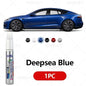 For Tesla Model 3 Y X S Scratch Removal and Wheel Hub Touch Up Pen Paint Clear Coat To Enhance Gloss Pearl White Deepsea Blue