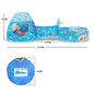 3In1 2.7M Children Ball Pool with Basket Portable Baby Pit Crawling Tunnel Balloon Playpen Tent Kid Indoor Outdoor Yard Toy Gift