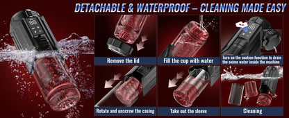 Realistic Vagina Masturbator Man Sex Machine Sextoy Male Sexual Toys Vibrator Automatic Masturbation Cup Pussy Sexy Toy Sex shop