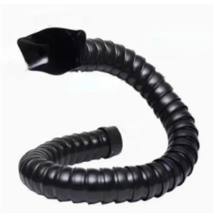 Flexible Smoke Exhaust Ventilator Pipe positioning bamboo tube suction air collector hood Industrial smoke extraction system