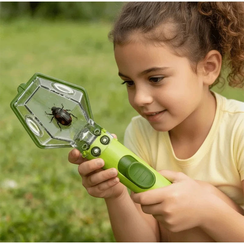 Children Explore Observe Insect Catcher Traps Catching Dragonflies Insects Magnifying Observation Box  Safety Insect Collector