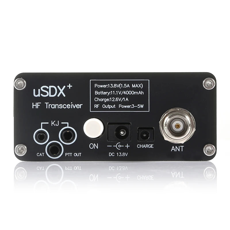R1.02W  3-5W USDX+ V2 SDR Transceiver All Mode 8 Band HF Ham Radio QRP CW Transceiver 80M/60M/40M/30M/20M/17M/15M/10M