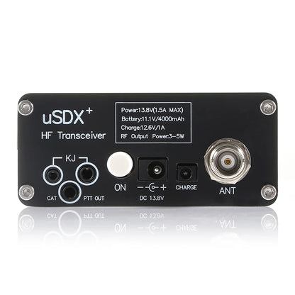 R1.02W  3-5W USDX+ V2 SDR Transceiver All Mode 8 Band HF Ham Radio QRP CW Transceiver 80M/60M/40M/30M/20M/17M/15M/10M