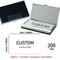 200pcs, Custom Business Cards/Cards, Desktop Business Cards, Thank You Cards, Matte Film
