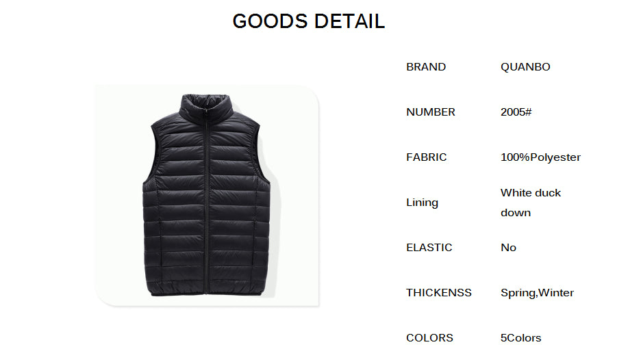 Men's Sleeveless Puffer Jacket 2023 New Autumn Spring Lightweight Water-Resistant Packable Men Down Vest Coat
