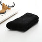 Men Thick Solid Color Socks Merino Wool Warm Winter Snow Thermal Socks Calceta Hombre Skarpety Meskie