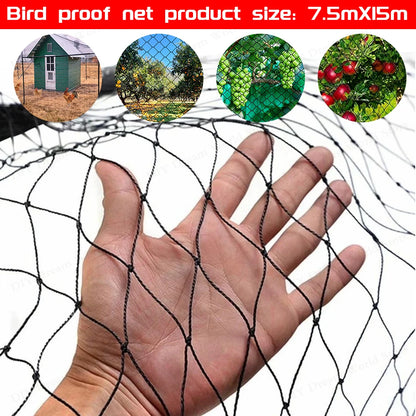 Nylon Bird Net Anti Bird Catcher Netting Pond Fruit Tree Flower Garden Mesh Protective Chicken Coop Pest Control Tool Fishing Ne