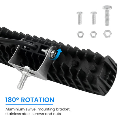 Car LED Light Bar 12V 18W 6000K Super Bright Work Light IP67 Waterproof Flood Spot White Off Road Head light Driving Light