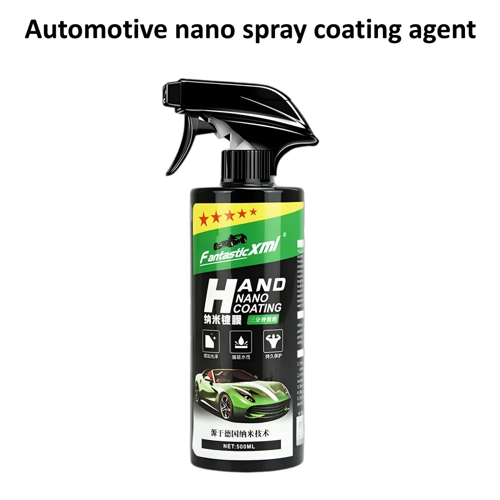 This 500ml large-capacity nano-ceramic paint coating protective liquid is suitable for DIY paint repair, anti-oxidation, anti-fading, hydrophobic, and anti-fouling applications. One bottle can be used on multiple car models a
