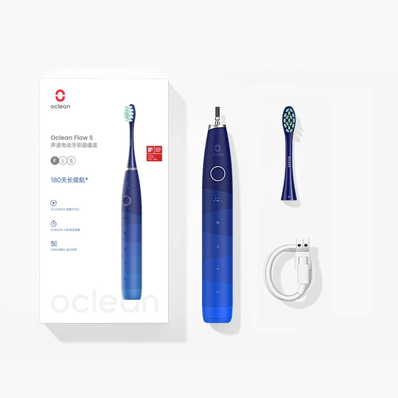 Electric Toothbrush for Adults,Oclean 150 Days Battery Life Electric Toothbrush with 3 Brush Heads  5 Modes IPX7 Waterpoor
