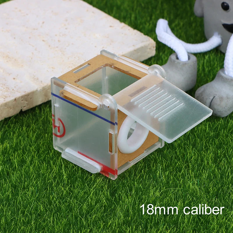 1pc Ant Nest Glass Tube Mini Ant Nest with Active Zone Insect House Acrylic Ant Farm 15/18mm Caliber Test Tube Nest