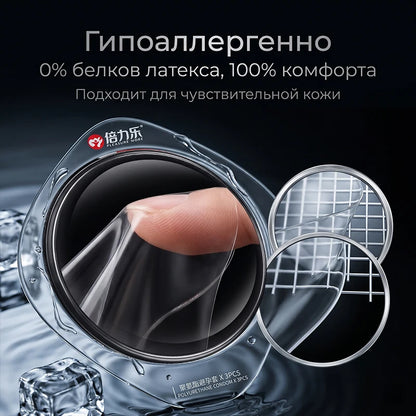 Premium 001 Ultra Thin Polyurethane Condoms 3pcs Non-Latex Safe Condoms Men Women Intimate Health Adult Pleasure Products