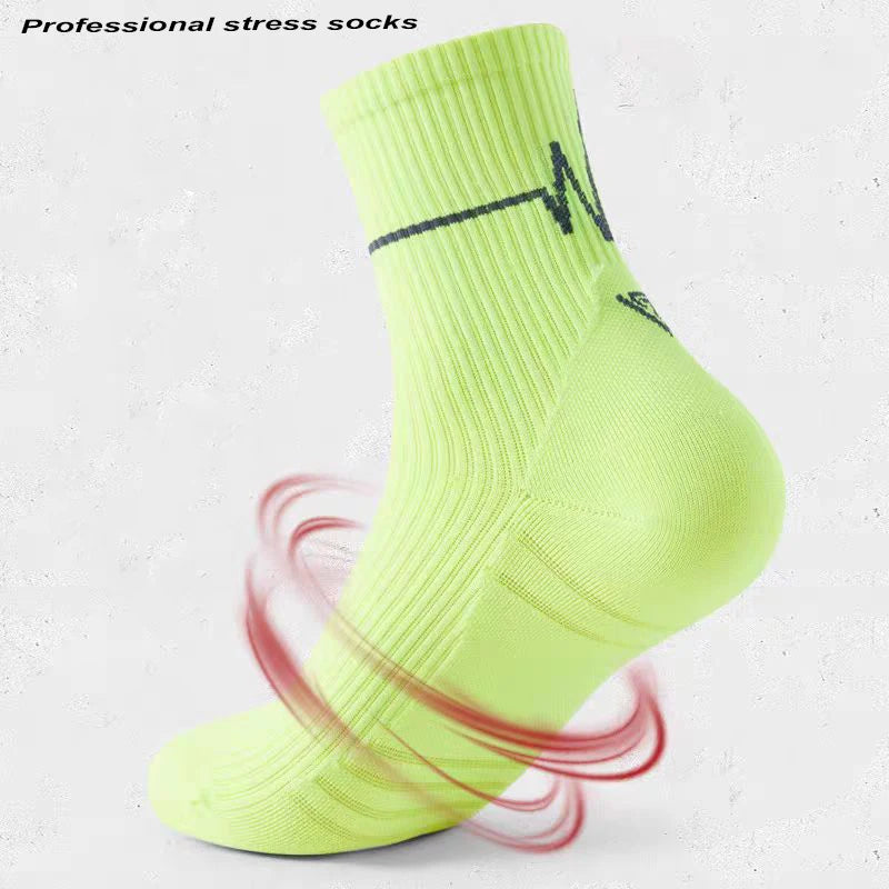 1/3/10 Pairs Professional Running Socks Men's Women Marathon Whiteline Cycling Socks Men Lady Sport Running Sports Socks