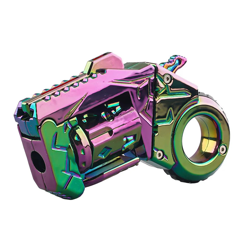 Stress Relief Toy Pistol Guns Eject Fidget Roller Paragraph Ring Mechanical Slider Multi-functional Sensory Toys Anti Anxiety