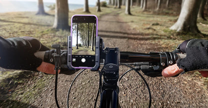 Joyroom 2024 Bike Phone Holder Universal One-hand Operation Bicycle Motorcycle Phone Holder For 4.7-7" Mobile Phone Shockproof