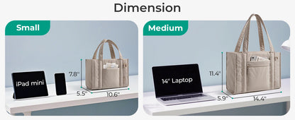 BAGSMART Small Tote Bag for Women Lightweight Crossbody Bag with Zipper Mini Shoulder Bag for Travel Work College