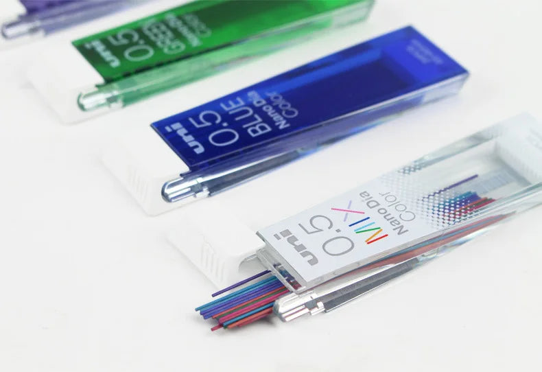 Uni Colorful Pencil Leads Refill 0.5mm HB Nano Dia 202NDC for Mechanical Pencil Japan