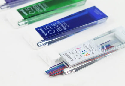 Uni Colorful Pencil Leads Refill 0.5mm HB Nano Dia 202NDC for Mechanical Pencil Japan