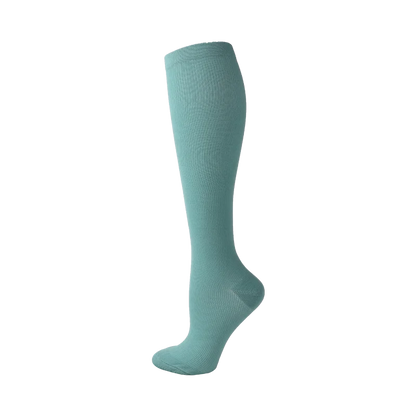 Compression Stockings Blood Circulation Promotion Slimming Compression Socks Anti-Fatigue Comfortable Solid Color Socks
