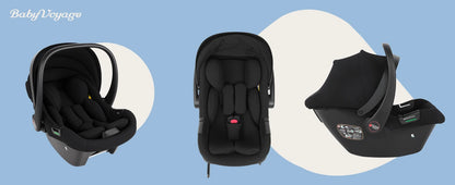 Infant Baby Car Seat Newborn 0-12 Months Max 12kg Sun Canopy Padded Seat 3-Point Safety Belt Side Protection I-Size Baby Car Sea