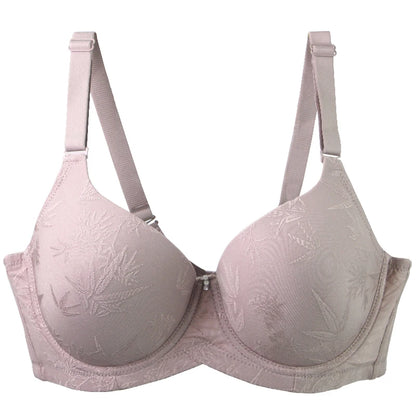 DaiNaFang Sexy Bras For Women Push Up Breathable Adjustable Bow Control Underarm Fat CDE Full Cup Underwear Plus Size Lingerie
