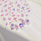 Line Flower Powder Blusher Love Heart High Quality Jelly Series Adhesive Nail Sticker Nail Art Decoration Decals Design T-2830